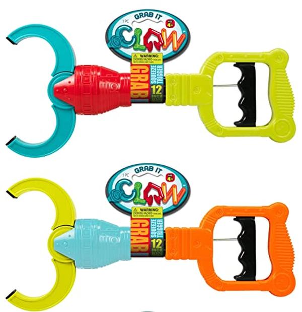 Picture of A-Sonic XS67772 Grab It 12 in. Claw Grabber Toy - 2 Grabber Toy Plastic Robot Claw Grabbing Toys for Kids - Hand Eye Coordination Learning Toy - Toy Pickup Interactive Playtime Tool - Party Favor
