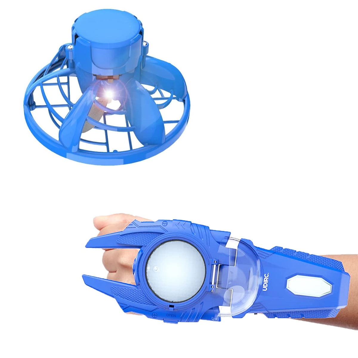 Picture of A-Sonic XS67792 Mini Drone for Kids - One Key Take Off Landing UFO Flying Toys with LED Lights Magic Wrist Control Easy to Operate for Beginners Boys Girls
