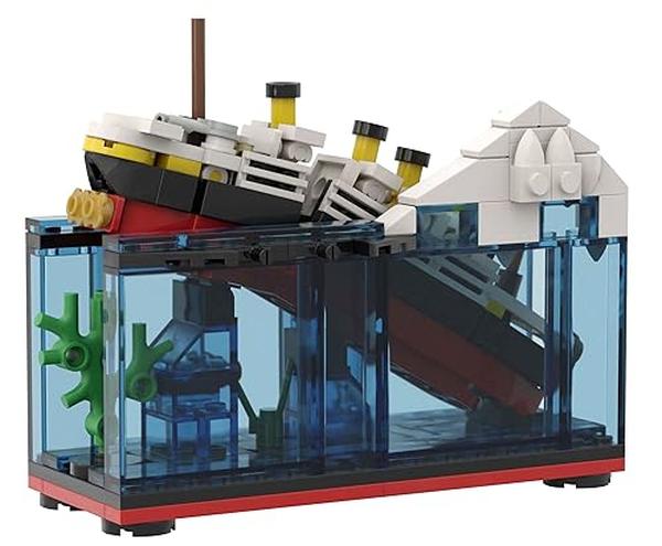 XS68286 Kits Model Construction Sets - Titanic Sink & Break in Half Toy Building Blocks - Titanic Cruise Ship Model Toy - 247 Piece
