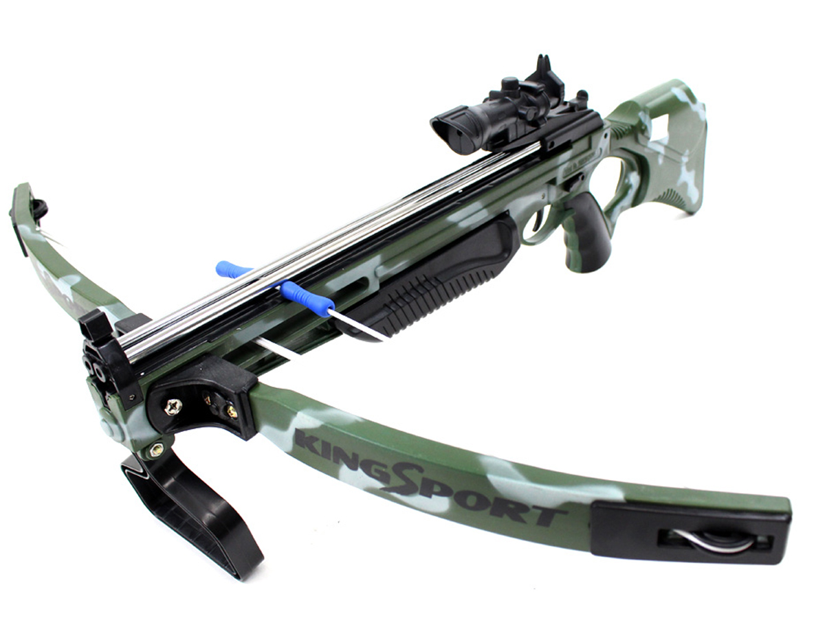 Picture of AZ Trading NC33161-AZ Deluxe Action Military Crossbow Set with 30 in. Scope