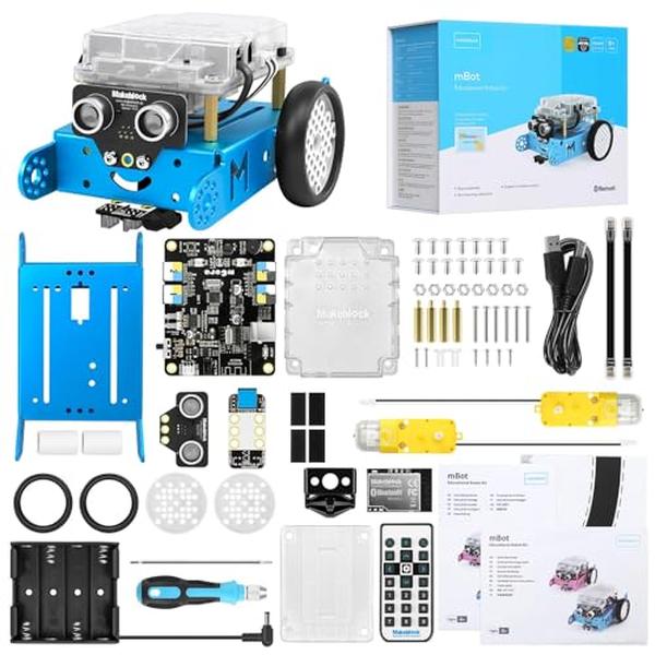 MBot Robot Kit - Robotics for Kids Ages 8-12 Learn to Code with Scratch & Arduino - STEM Toys Science Kit for Kids Age 8-12 Boys & Girls Age 8 Plus
