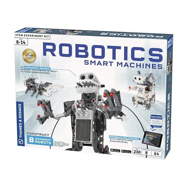 Picture of A-Sonic XS72443 Kosmos - Robotics Smart Machines for Kids 8 Up - STEM Kit Builds 8 Robots - Full Color Manual to Help with Assembly - Requires Tablet or Smartphone - Parents Choice Gold Award