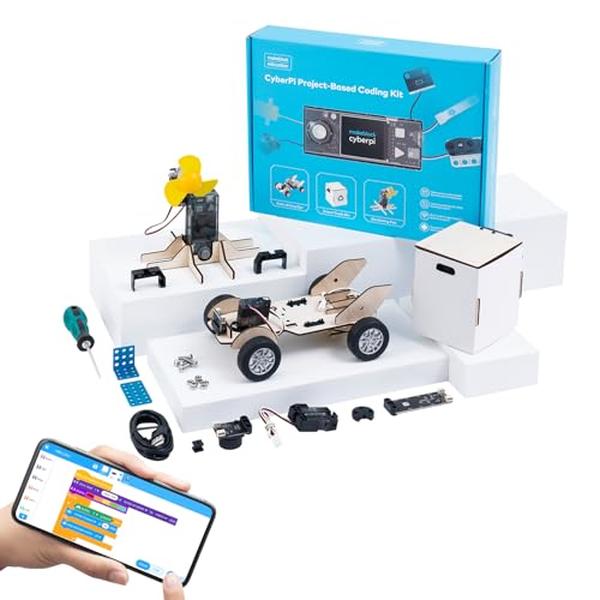 Picture of A-Sonic XS72469 Cyberpi Project-Based Coding Kit - Coding for Kids Support Scratch & Python Programming - STEM Projects for Kids Ages 8-12 Robotics Kit Support AI & IoT Technology with Built-in Wi-Fi