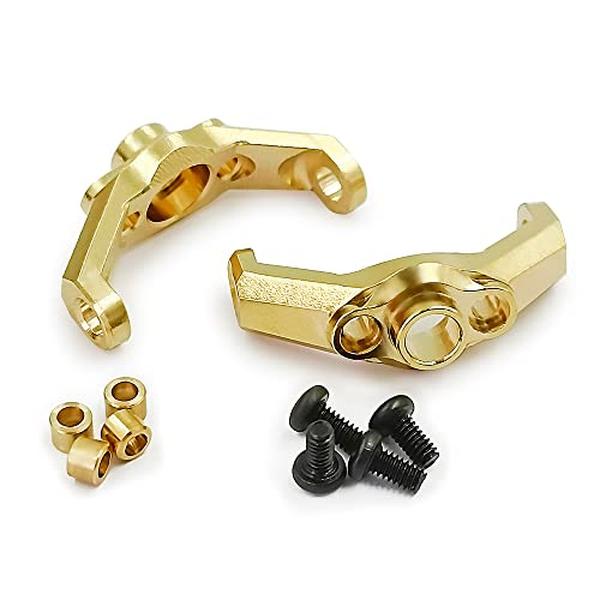 XS67719 Brass Caster Blocks Mounts C-hubs Carrier for TRX4M 1-18th RC Crawler Car Upgrades Parts