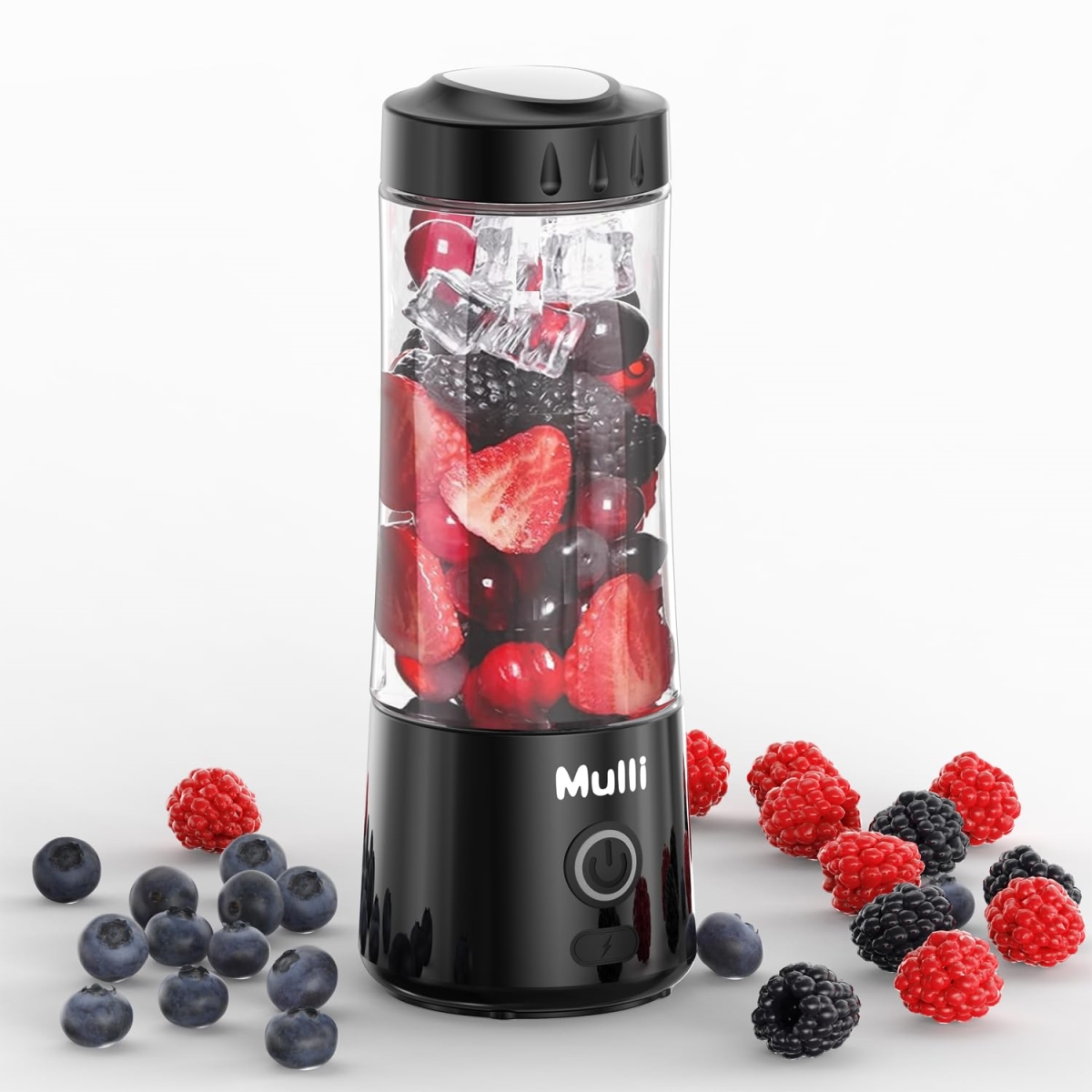Picture of A-Sonic XS68662 Portable Blender - USB Rechargeable Personal Mixer for Smoothie & Shakes - Mini Blender with Six Blades for Baby Food - Travel - Gym - Update