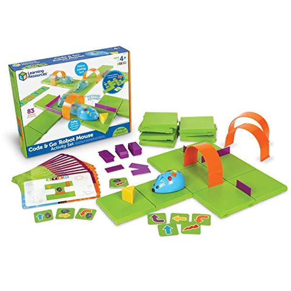 Picture of A-Sonic XS70620 Resources Code & Go Robot Mouse Activity Set - Screen-Free Early Coding Toy for Kids - Interactive STEM Coding Pet - Back to School - Ages 4 Plus - 83 Piece