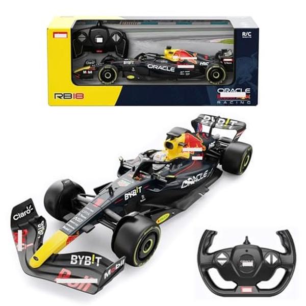 XS70697 F1 RB18-1 Formula Champion Remote Control Racing Car for Red Bulls 1-18 Scale RB18-1 Alloy Vehicle Adult Collectible Model