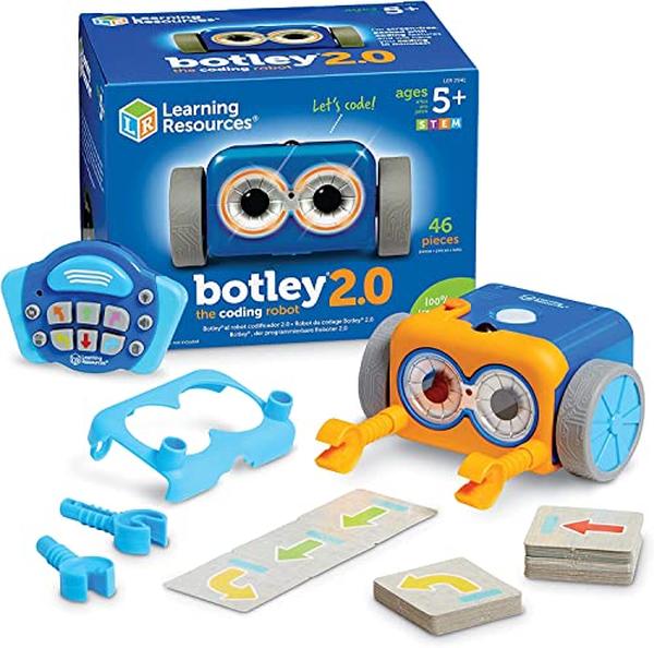 Picture of A-Sonic XS71080 Resources Botley the Coding Robot 2.0 - 46 Piece - Ages 5 Plus Coding Robot for Kids - STEM Toys - Programming for Kids - Electronic Learning for Kids - Screen-Free Toys