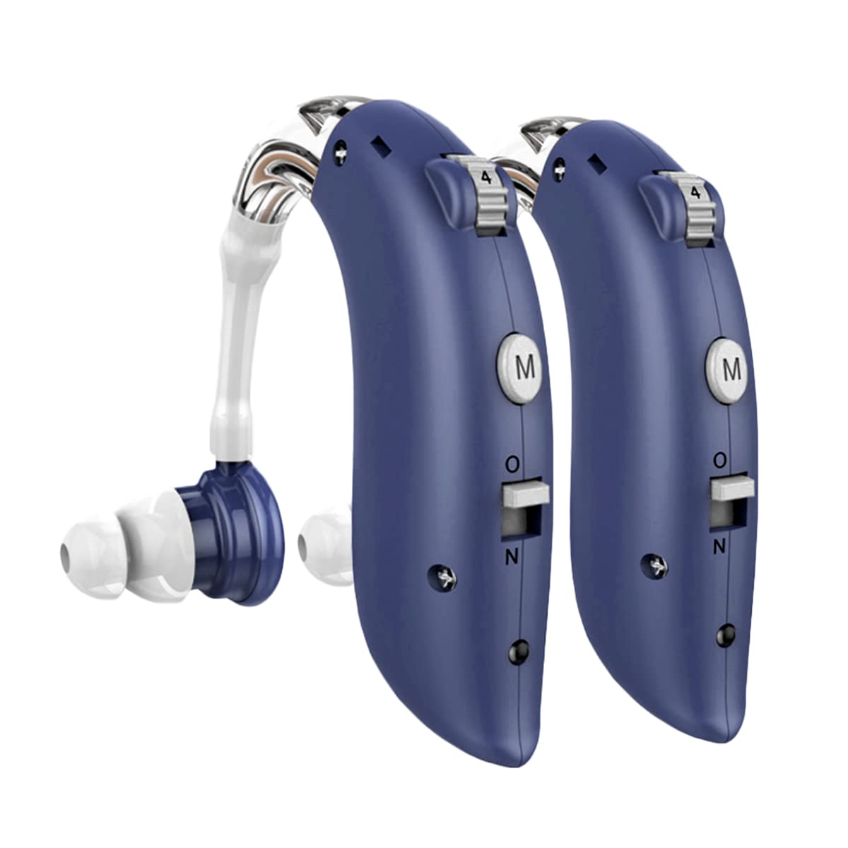 XS71135 High-Performance Hearing Aids for Seniors Severe Loss - Rechargeable with Noise Cancelling - Comfort Design - PSAP