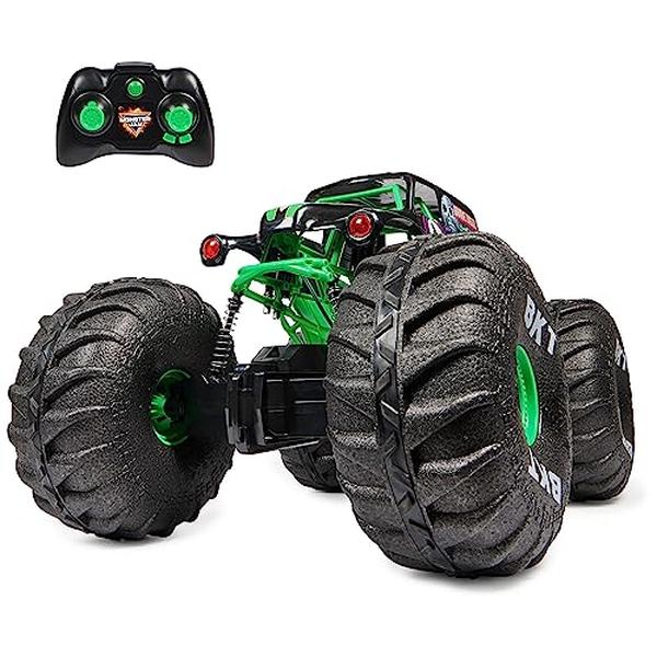 Jam, Official Mega Grave Digger All-Terrain Remote Control Monster Truck - Over 2 ft. Tall - 1-6 Scale - Kids Toys for Boys & Girls Ages 4 & Up