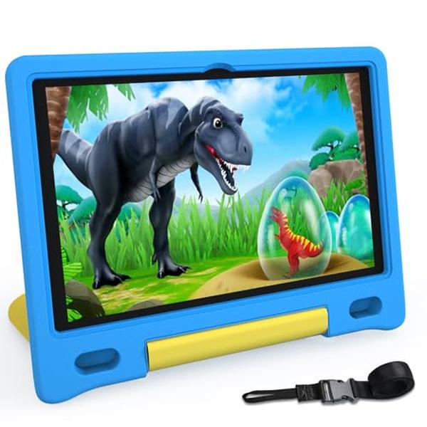 Picture of A-Sonic XS72383 Kids Tablet for Kids 10.1 in. Android 14 - 8GB Plus 64GB - TF 1TB 6000mAh Kids Tablet Wi-Fi6 Parental Control - Face Unlock - 1280 x 800 HD Screen - Layard Blue