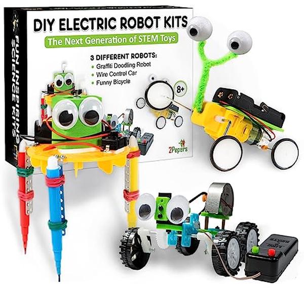 Picture of A-Sonic XS67920 Robotic Science Kit for Kids Age 8-12 6-8 - STEM Projects for Kids Ages 8-12 - Building Robot Kit Experiments for Ages 8-13 - Gifts for Boys & Girls Age 6 7 8 9 10 11 12 Years Old