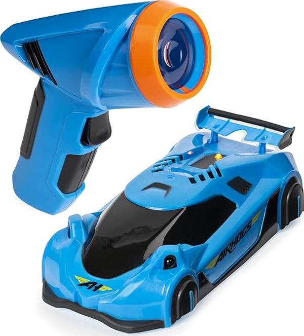 XS68508 Hogs, Zero Gravity Light - Light-Guided Wall Racer - Wall Climbing Race Car - Blue