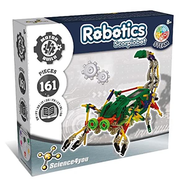 Picture of A-Sonic XS69151 Scorpiobot Robotics Kit for Kids - Building Robot Toys for Kids 8-12 Year olds - Robot Kit with 161 Piece - Stem Building Games - Robots for Kids - Gift for 8 Plus Year Olds