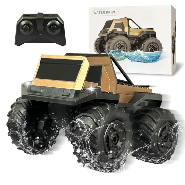 XS70482 Cybertruck Toy - All-Terrain Capability Remote Control Truck for Kids & Adults - Off-Road Car - Gift for Kids Ages 7 8 9 10 Plus Boys Gloden