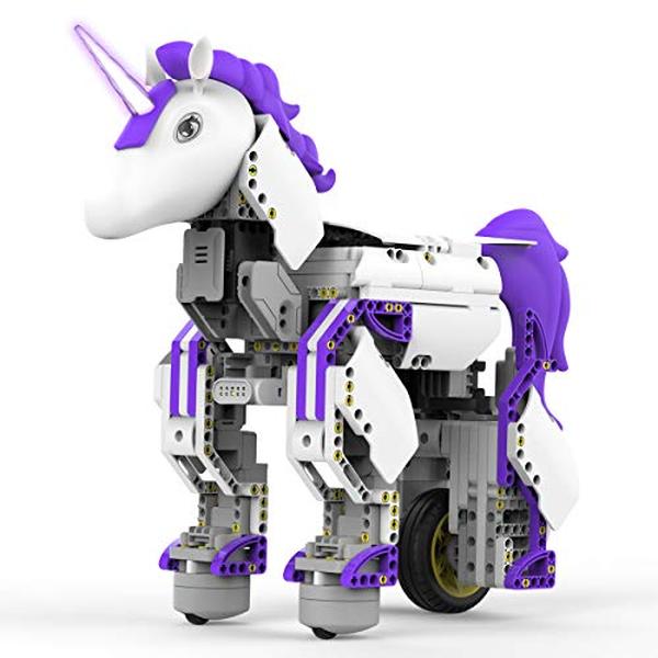 XS71832 Mythical Series- Unicornbot Kit-App-Enabled Building & Coding Stem Learning Kit - Purple