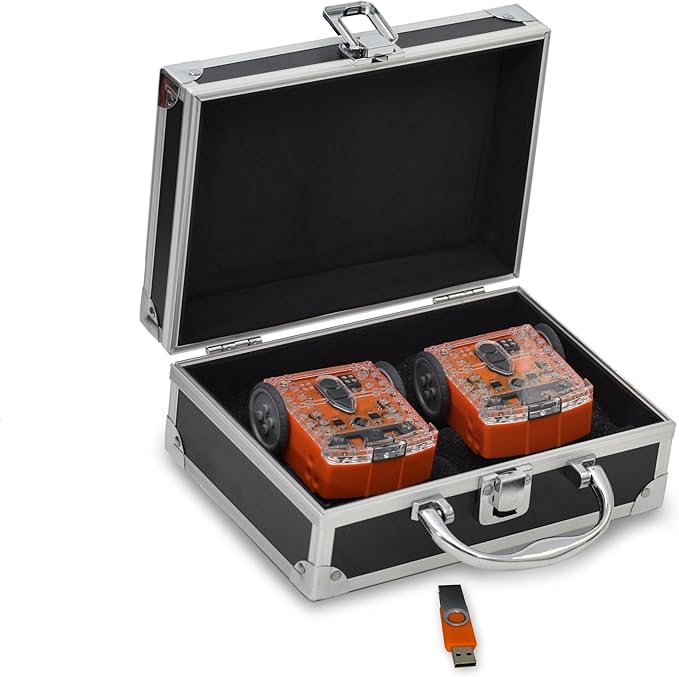 XS72257 Robot V3 Programmable Educational Bot STEM Coding Kit. Includes Carrying Case & USB with Resources & Lesson Plans for Teachers - Team