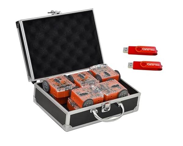 XS-73456 Robot V3 Programmable Educational Bot STEM Coding Kit. Includes Carrying Case & USB with Resources & Lesson Plans for Teachers - STEM