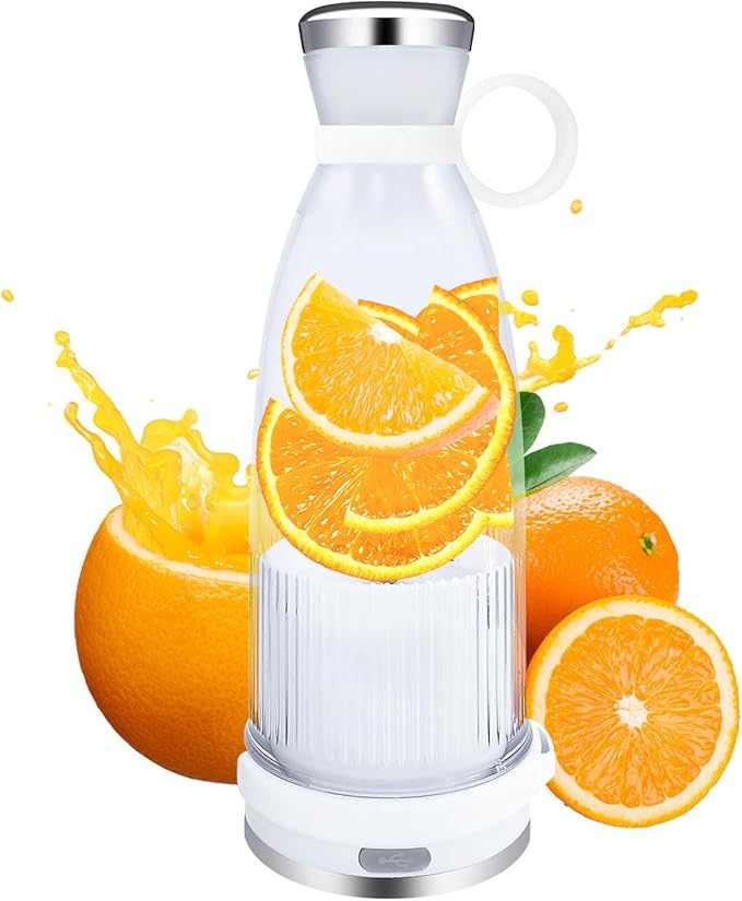 Picture of A-Sonic XS67833 Personal Blender - 350ml 50W USB Rechargeable with 10 Blades - Portable Blender for Smoothies - Shakes - Juice - BPA-Free