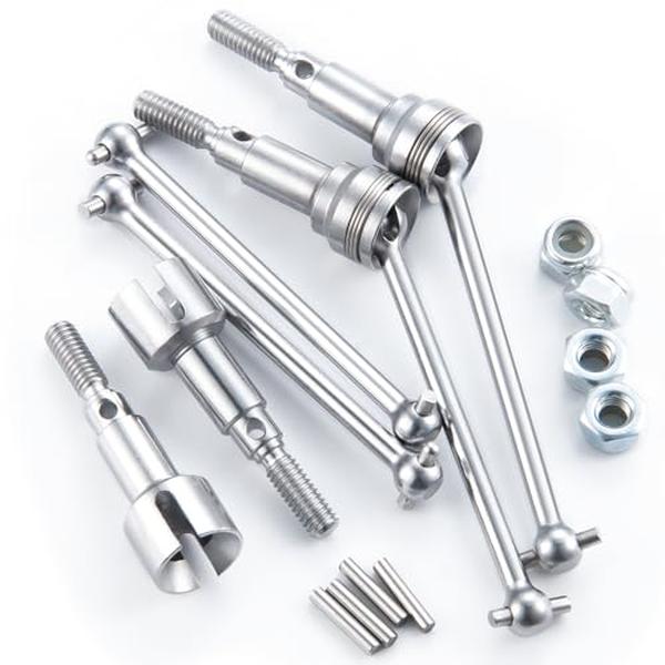 RC Front & Rear CVD Driveshaft 1 Set Metal Drive Shafts for 1-16 Scale HBX 16889A 4WD Brushless High Speed RC Truck Off Road Car Upgrade Parts -  A-Sonic, XS67904