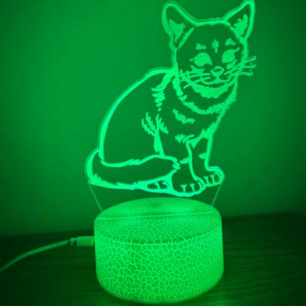 Picture of A-Sonic XS68358 Night Light - 3D LED Illusion Lamp Bedroom Decorative Nightlight Unique Gift for Kids Room Desk with Remote & Smart Touch 16 Colors Dimmable Bedside Lamp - Christmas Birthday Gifts