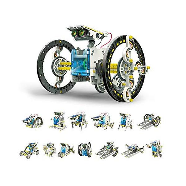 Picture of A-Sonic XS68585 Transforming Solar Robot Kit - STEM Learning Toys for Kids 10 Plus