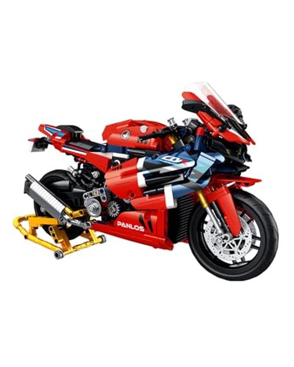 XS70801 Motorcycle CTR 1000RR Model Building Blocks Set - 1017 Piece Bricks - MOC Racing Motorbike Toys as Gift for Kids or Adult