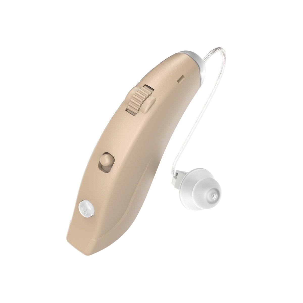 XS71762 Aids for Seniors Rechargeable Hearing Aids Amplifiers with Bluetooth for Single Left Ear Hearing Loss Behind-The-Ear Ear Aid - Beige