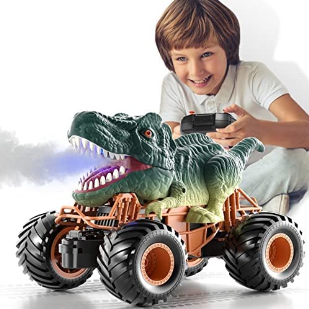 Picture of Bennol NC23794 Remote Control Dinosaur Car for Boys Kids 4-7, 2.4Ghz RC Dinosaur Truck Toys for Toddlers