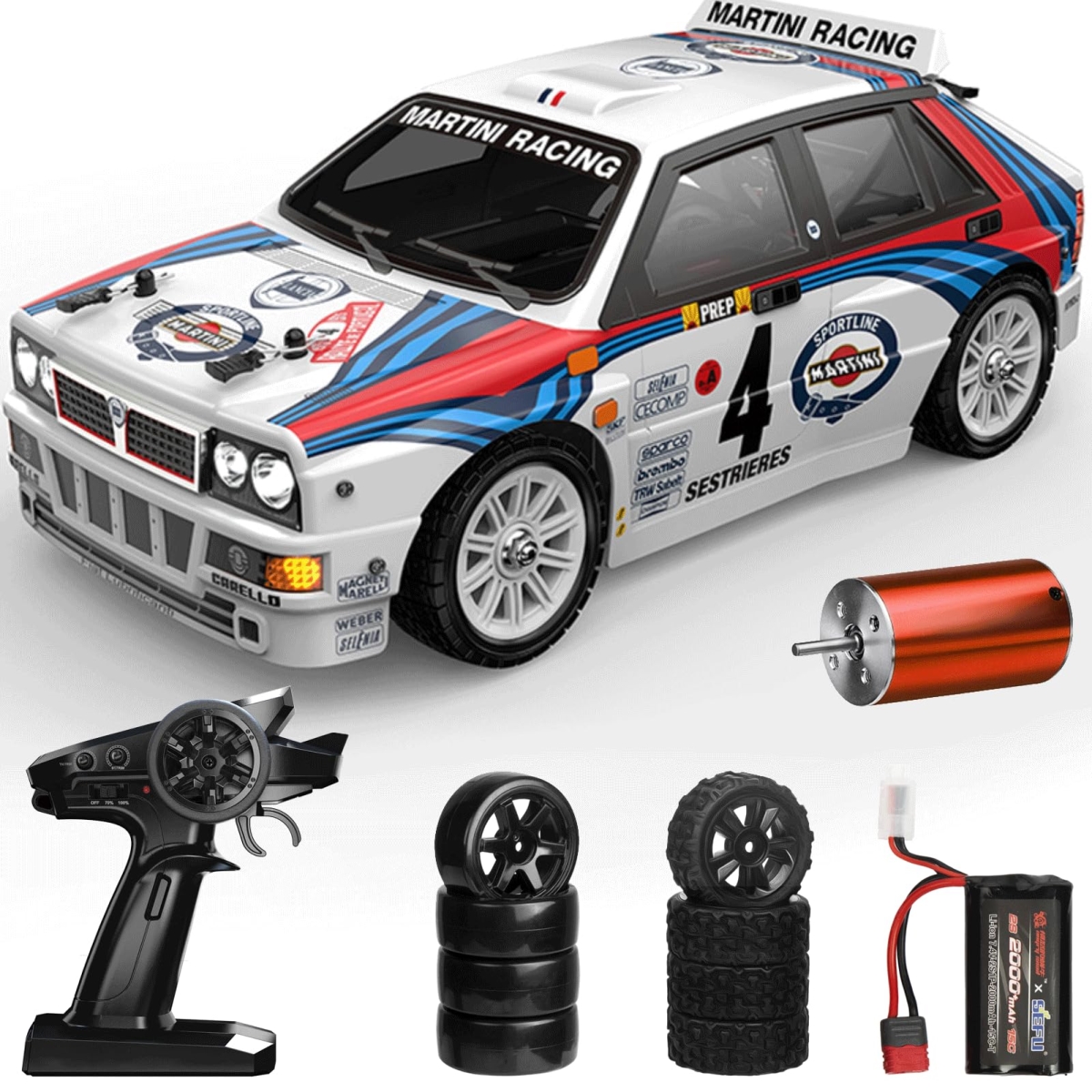 Picture of A-Sonic XS72483 Hyper Go 14302 Brushless RC Drifting Car - 1-14 Scale 2.4G RTR Remote Control Car for Adult - 4WD Off-Road Racing Car - 42km-hHigh Speed All-Road Electric Hobby Toy Truck