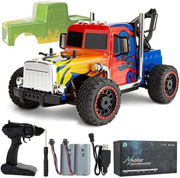 Picture of Bnlld NC23851 1-16 Scale Remote Control Car, 4WD High Speed 40 KMH All Terrains Off Road Monster Vehicle RC Truck Electric Toys