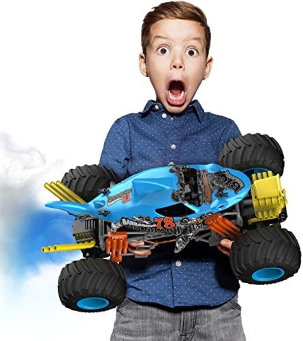 Picture of Carox NC23879 0.1 Remote Control Monster Truck&#44; Remote Control Toys with Enjineer & Fog
