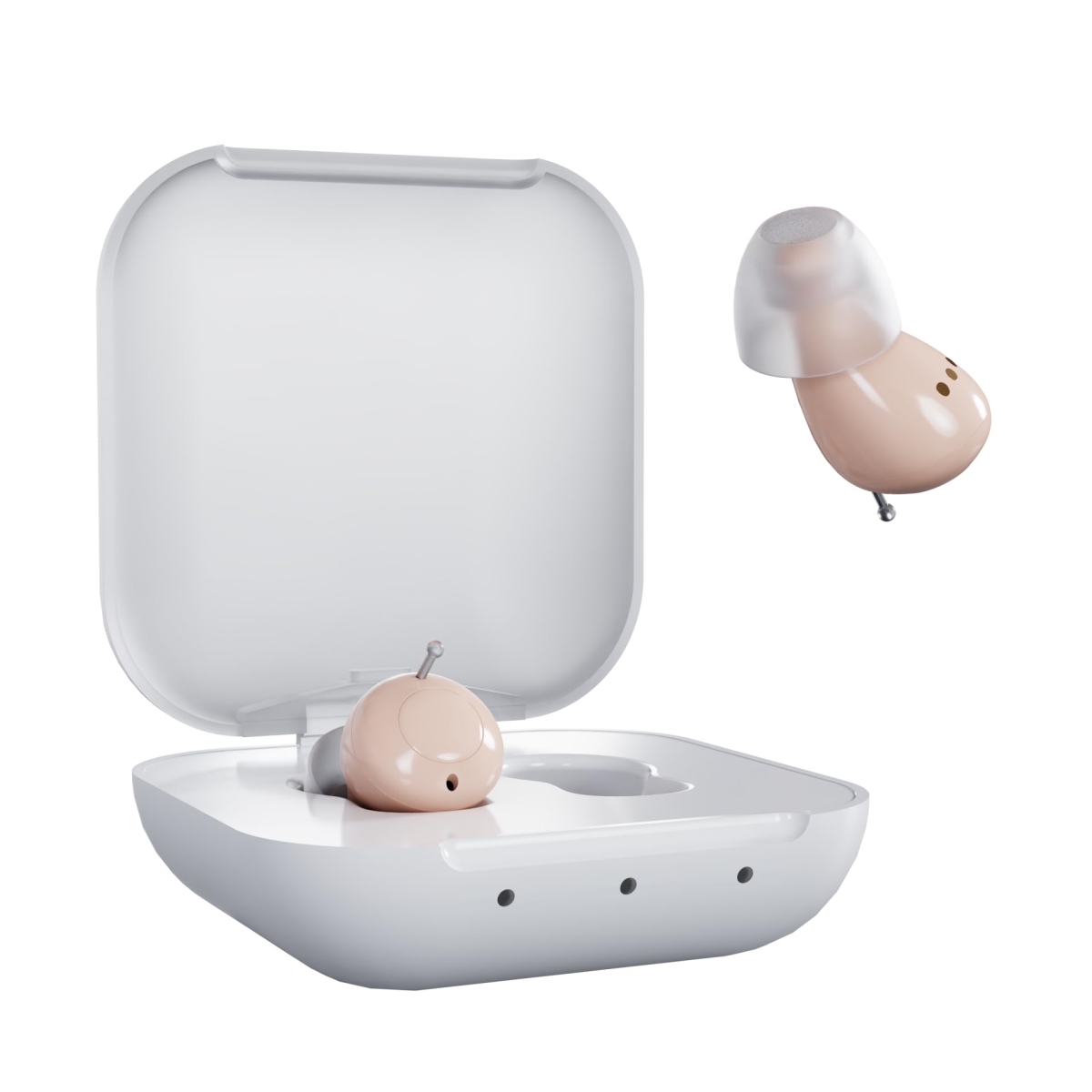 XS-72739 Atom 2 Wireless Rechargeable OTC Hearing Aid - Premium Comfort Design & Nearly Invisible