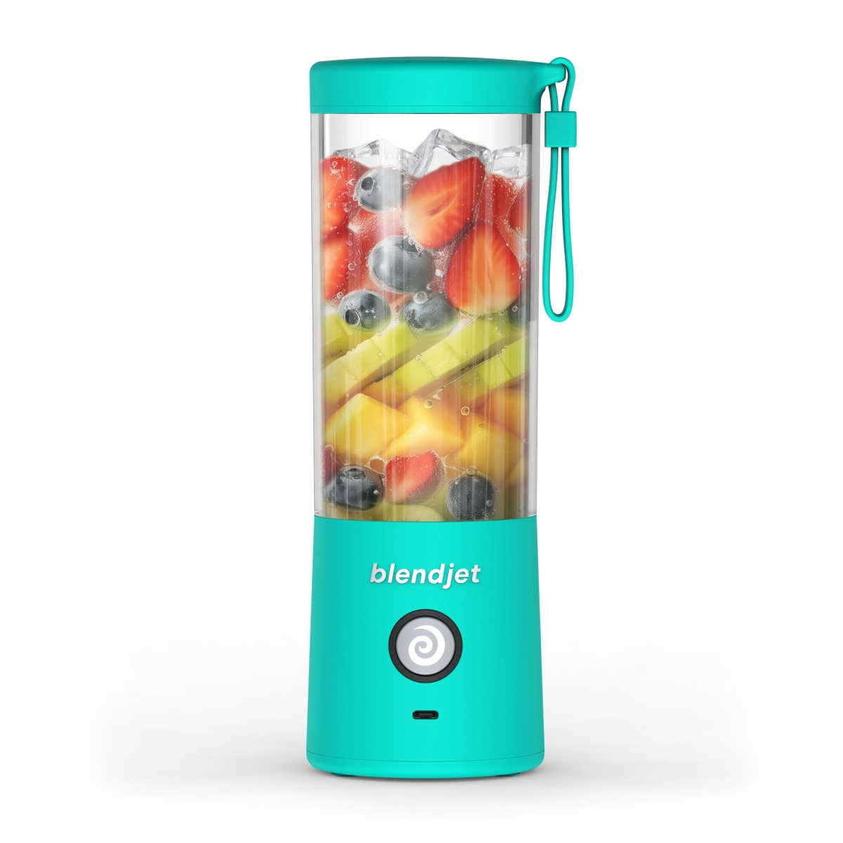 Picture of A-Sonic XS68588 Portable Blender for Smoothies & Shakes - 16 oz BlendJet 2 Cordless & Small Blender - USB-C Rechargeable & Self Cleaning - Quiet Mini Travel Blender with Stainless Steel Blade - Mint