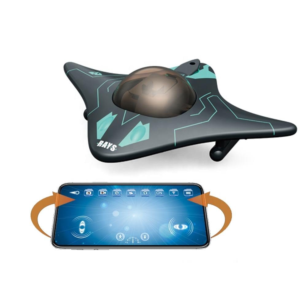 Picture of A-Sonic XS69322 RC Boat 6CH Waterproof Wi-Fi Remote Control Camera Boat for Pools & Lakes Real-Time Shoot Outdoor Children Toys