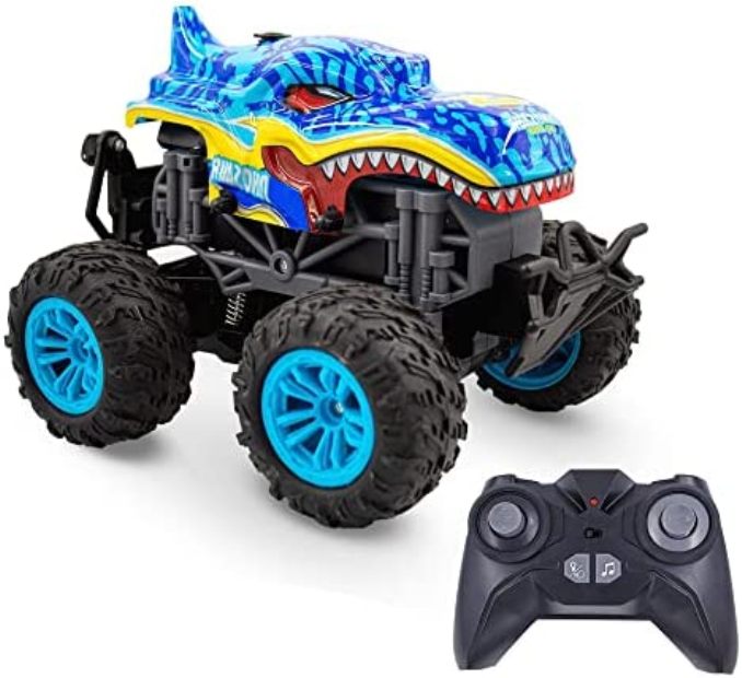 Picture of Family Smiles NC23864 1-16 Scale Kids RC Dinosaur Monster Truck Toys for Boys
