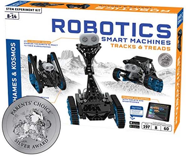 Picture of A-Sonic XS72423 Kosmos - Robotics Smart Machines - Tracks Treads for Kids 8 Plus - STEM Kit Builds 8 Robots - Color Manual to Help with Assembly - Requires Tablet or Smartphone