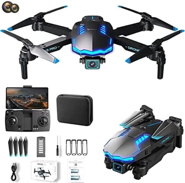 NC23818 Drone with Dual Camera, 4K HD FPV Camera Drone for Kids & Adults -  Fmoon