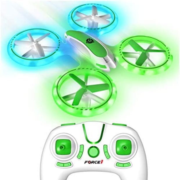 NC23758 UFO 3000 LED Mini Drone for Kids-Remote Control Drone, Small RC Quadcopter for Beginners with LEDs -  Force1