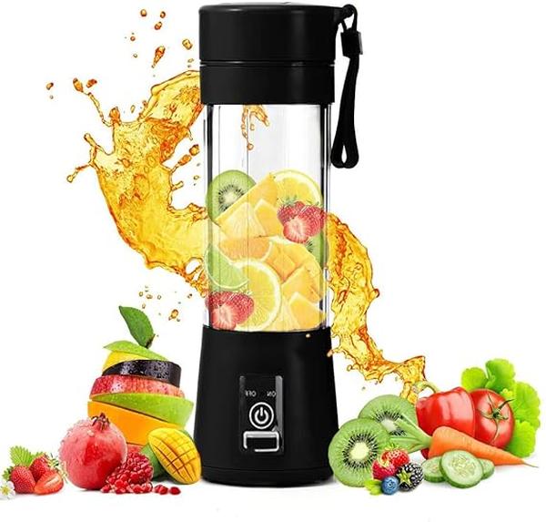 Picture of A-Sonic XS67671 Blender USB Rechargeable - Portable Blender for Shakes & Smoothies - 6 Blades-WENPIC- Fruit & Vegetable Juicer for Travel Sports Kitchen - Mini Portable Blender - Upgraded Version - B