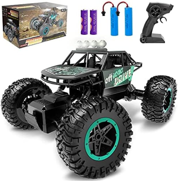 Picture of Hiturbo NC23757 Remote Control Car 1-14 Scale All Terrain Off Road Monster Truck Toys with 2.4 GHz Remote Control
