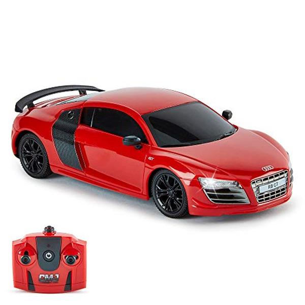 XS68747 RC Cars Audi R8 GT 1-24 Scale Radio Controlled Car Licensed RC Car Series for Girls & Boys Age 8 9 10 11 12 Years Holiday Ideal Gift - Red