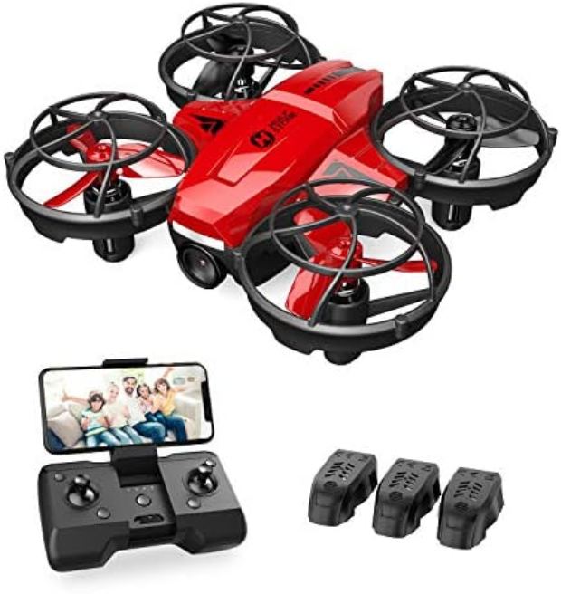 NC23872 HS420 Mini Drone with HD FPV Camera for Kids Adults Beginners, Pocket RC Quadcopter Toys -  Holy Stone