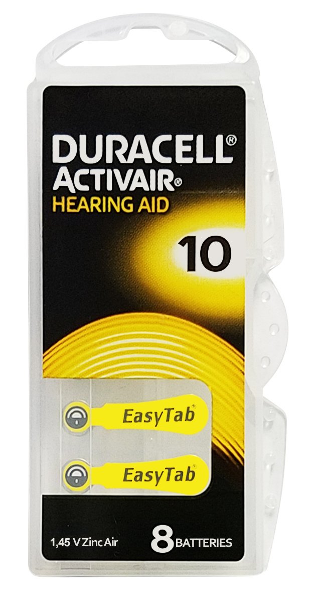 XS69062 Activair Hearing Aid Batteries- Size 10 - 80 Batteries