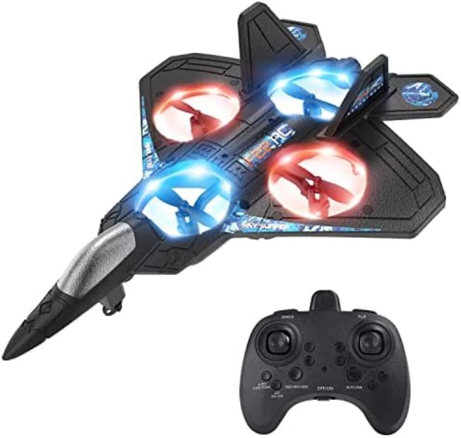 Drone for Kids & Beginners RC Plane with Light, Remote Control Airplane Quadcopter Helicopter Toys for Boys & Girls