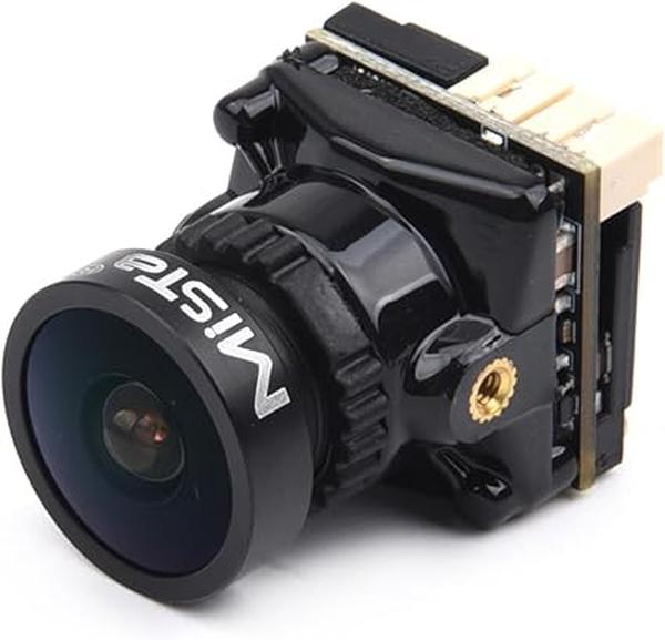 Picture of A-Sonic XS69277 2000TVL FPV Mini Camera 1-1.8 in. Starlight 2.1 mm Lens 4-3 & 16-9 NTSC & PAL Switchable FPV RC Camera for RC FPV Racing Drone FPV Mista Ratel Camera - Black