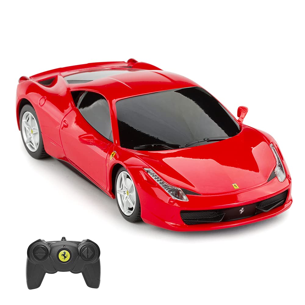 XS69731 Remote Control Car, 1-24 Scale Ferrari 458 Italia Model Toy Car - Red