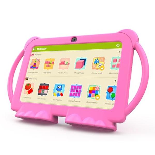 XS69935 Kids Tablet - Android 12 - 32GB ROM - 2 Plus 5MP Dual Camera - Shockproof Case - Educational - Games - Parental Control