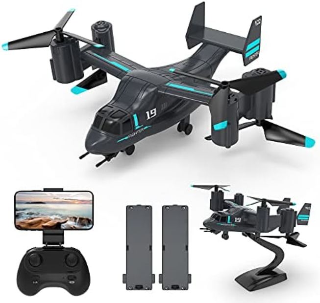 LM19 Drone Remote Control Airplane with HD Camera Toys for Adults & Kids