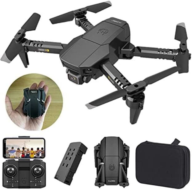 Super Small Mini Drones with Camera for Adults 4K Drones for Kids Beginners Toy Quadcopter - Black -  Fuerza, FU3502283